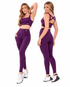 Conjunto Top e Legging Cintura Alta