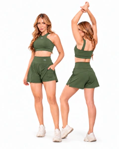 Conjunto Top e Short Duplo - loja online
