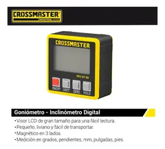 Goniómetro Inclinómetro Digital Cross (9936598) en internet