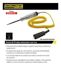 Punta de prueba automotor con luz Cross (9980470) en internet