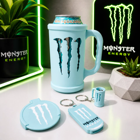 Kit Porta Lata Monster