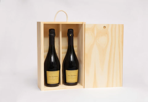 CÓD. 636 ESTUCHE PARA 2 BOTELLAS DE ESPUMANTE
