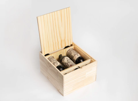 CÓD. 637 ESTUCHE PARA 6 BOTELLAS DE VINO (3+3)