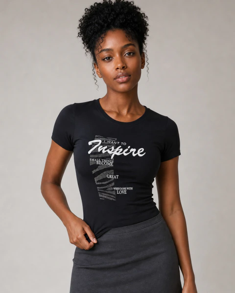 Blusa Feminina Viscose Soft Slim - Inspire zebra print