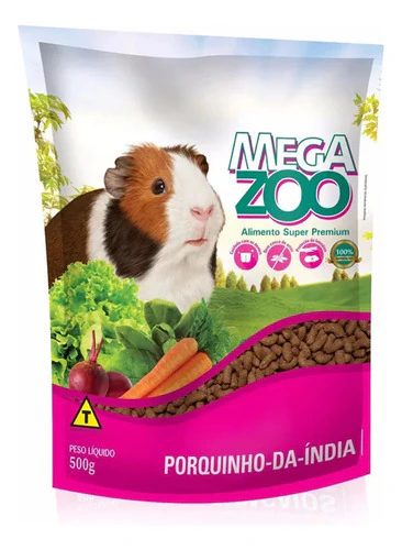Ração Para Porquinho-da-india Megazoo C/ 500g