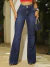 Calça Flare Estilosa e Elegante com Detalhes de Strass Lateral Pit Bull Jeans Luxo