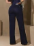 Calça Wide Leg Conceito com Sextavados e Caimento Alongador Pit Bull Jeans Premium - Sensually Moda Íntima