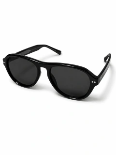 Óculos de Sol Soft Oval Preto na internet