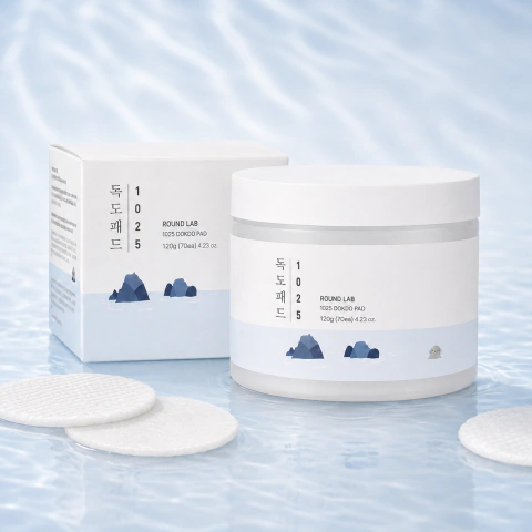 Round Lab 1025 Dokdo Pad Esfoliante Hidratante 70un