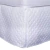 Saia Para Cama Box Solteiro Jacquard Matelassê 88x188cm 38cm Hedrons Branco - comprar online