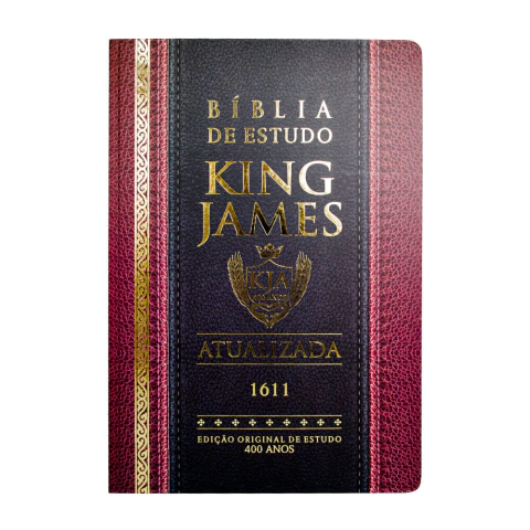 Bíblia De Estudo King James Hipergigante - Full Color - Capa Dura Tradicional