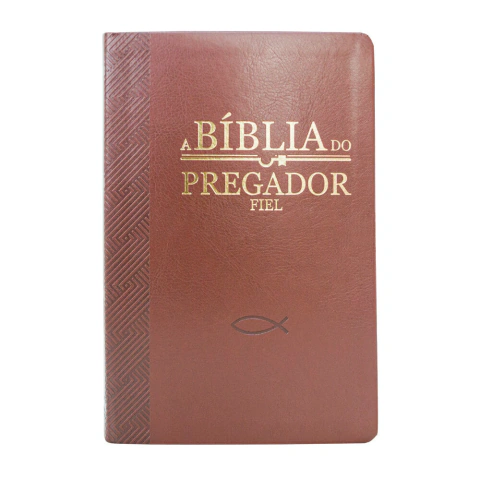 Bíblia ARC Do Pregador Fiel - Capa Luxo Vinho