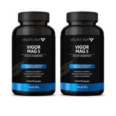 Kit Vigor Mag 5 Magnésios 2 Unidades | Vigor e Vida