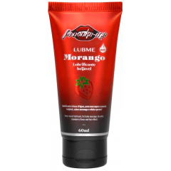 LUBME LUBRIFICANTE MORANGO HOT BEIJÁVEL 60ML