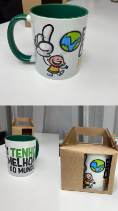 Caneca Dia dos Pais - Eu tenho o Melhor Pai Do Mundo | Cerâmica 325ml - Benthony