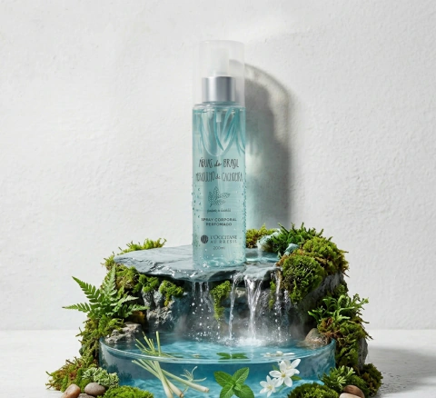 L’Occitane au Brésil Águas do Brasil Mergulho de Cachoeira 200ml | Desodorante Colônia Body Spray - comprar online