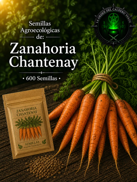 Semillas Agroecológicas de: Zanahoria Chantenay