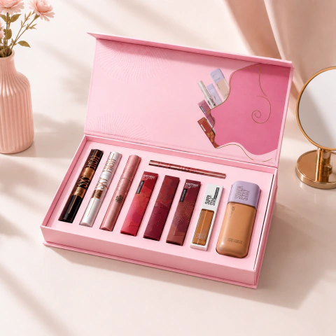 Kit de Maquillaje Qoiden Rose 10 Piezas Tono Neutro