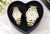 Set Relojes Pareja Acero Inoxidable Estuche Corazón - Adirf Market
