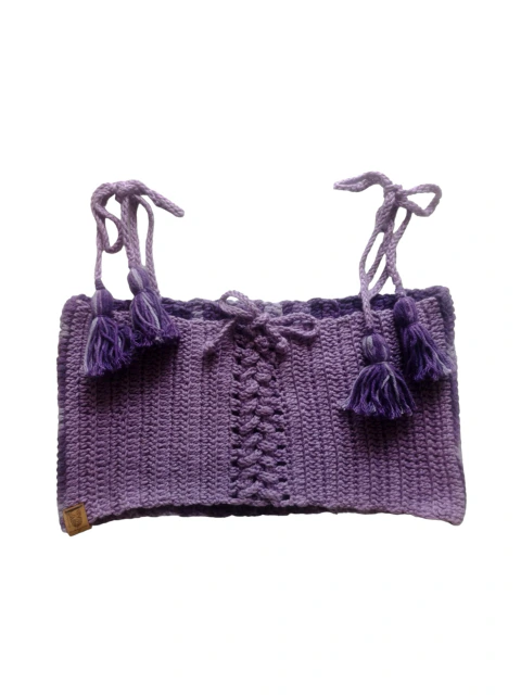 Top crochê retangular duplo - comprar online