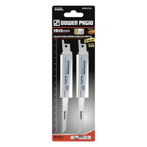Hoja Sierra Sable 150mm 6TPI Para Madera Dowen Pagio — Dowen Pagio