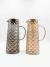 Jarra 1.3 Litros Vidro Diamond Dourada Flashgoods