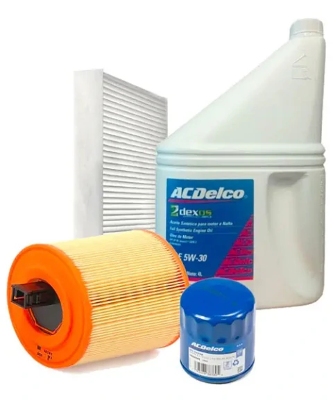 Kit Filtros + Aceite Chevrolet Cruze 1.4 Turbo Sintetico