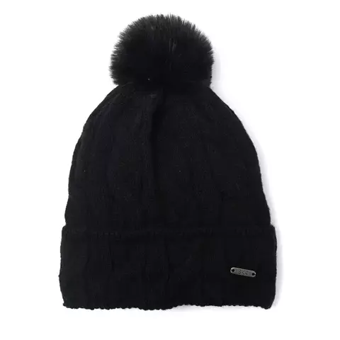 GORRO MUJER SKORA C/ POMPON INTERIOR DE PIEL - comprar online