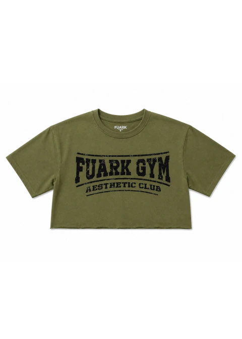 Crop Top Fuarkgym Green - comprar online