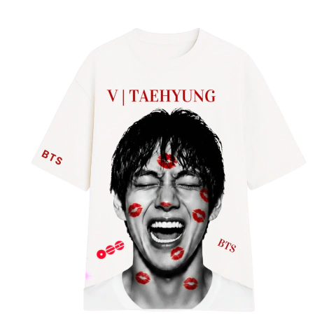 V Taehyung kiss art