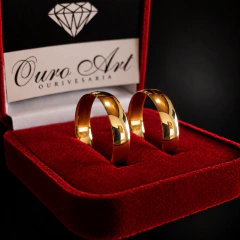 Par de Alianças Classic 8gr - Ouro 18k