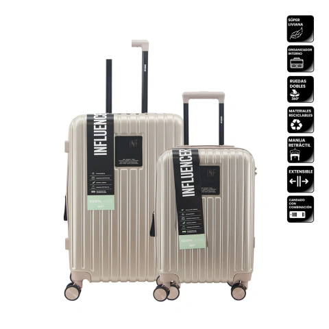 Valija ABS camel Influencer