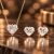 Colar Solitário Coração Gold em Moissanite Ice Cut - 8 mm - comprar online