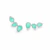 Brinco Ear Cuff Esmeralda Colombiana Fusion e Moissanite - comprar online