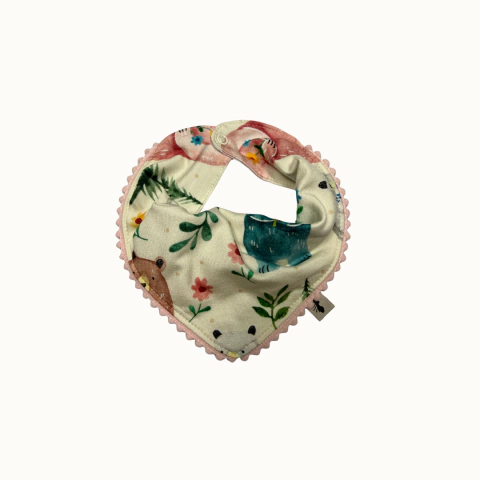 Babador Bandana Ursos com Buquê