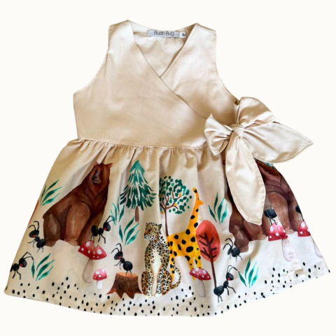 Vestido Transpassado Bush Bug - comprar online
