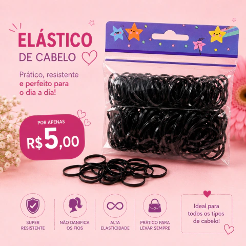 Elástico cabelo