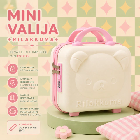 MINI VALIJA OSO KAWAII