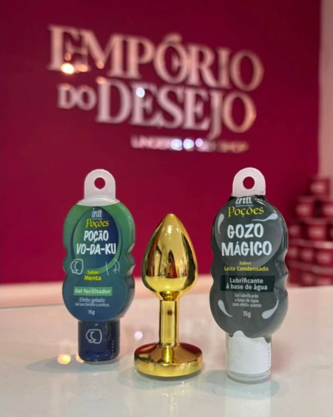Kit Cool Basic - Dessenssibilizante Anal VO-DA-KU+Plug Joia Anal P+Lubrificante Gozo Mágico - comprar online
