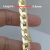 Cordão Grumet Pingente Letra C Banhado a Ouro 18k Masculino - RC SemiJoias 18k