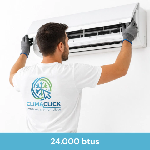 Instalação de Ar-Condicionado SPLIT 24.000 BTUS - comprar online