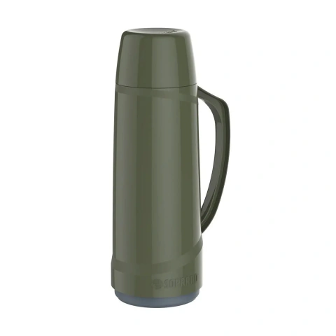 Garrafa Térmica Cristal 1 Litro Verde Soprano