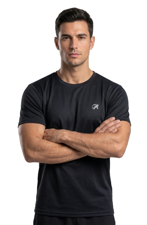 Camiseta Masculina ProAce Performance Athletic Fit Preto
