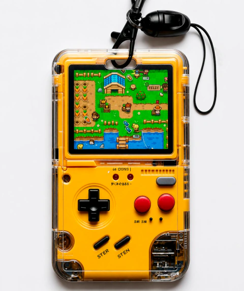 Porta Cartão de Identificação / Porta crachá Geek Nostálgico - amarelo - comprar online