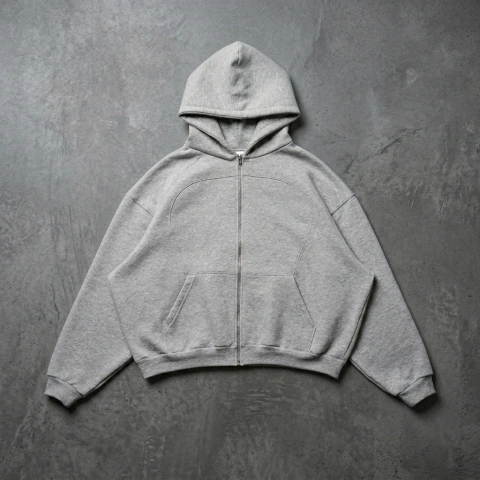 ZIP HOODIE - ENTER THE LOW (MELANGE)