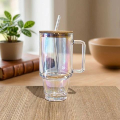Vaso vidrio tipo jarra
