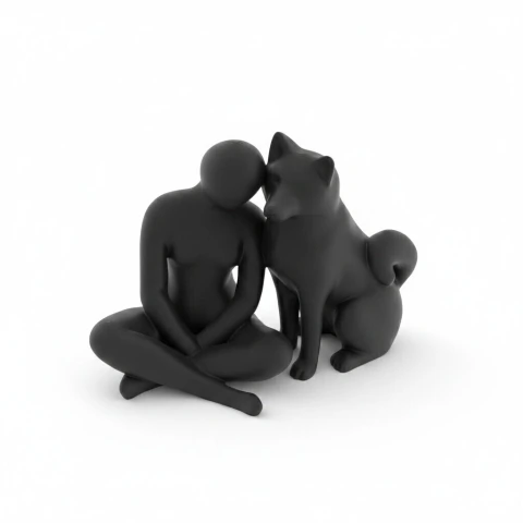 Escultura Alma de Akita