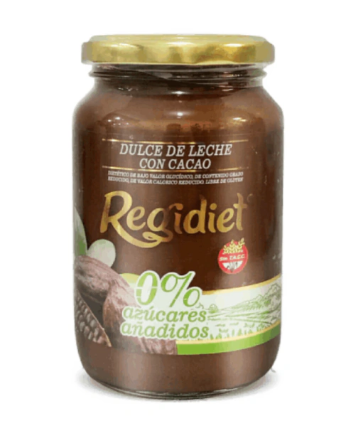 Dulce de Leche con Cacao 0% Azúcar Regidiet 445 g
