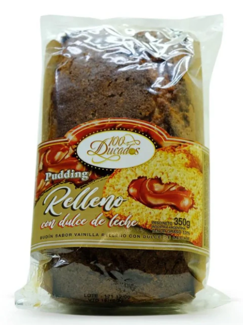 Pudding Premium Vainilla Relleno con Dulce de Leche Licencias 300 g