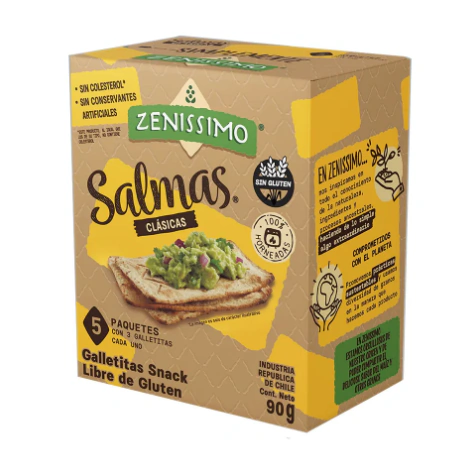 Galletitas Salmas Clásicas Zenissimo 90 g